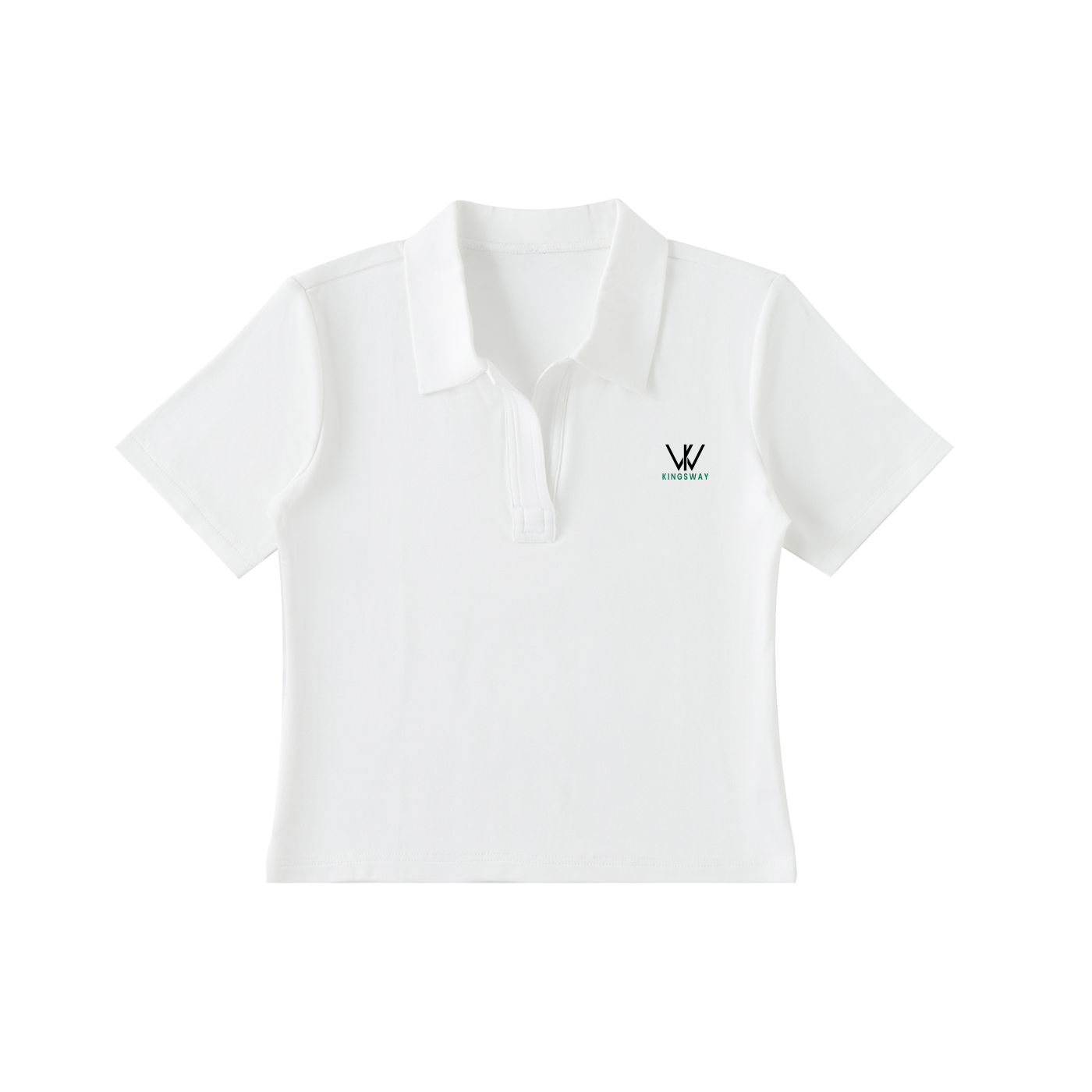 Bodycon Kingsway Short Sleeve Polo Shirt - White