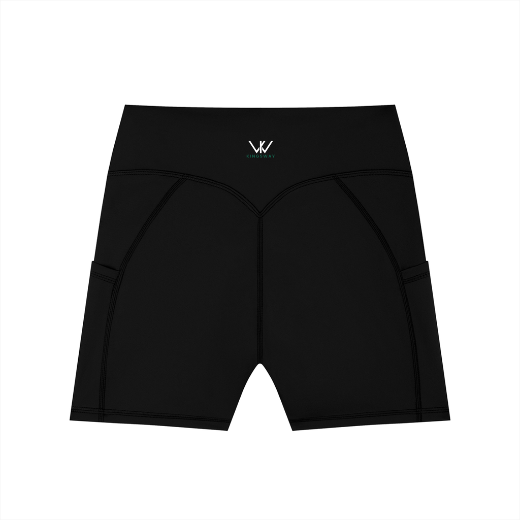 Women's High-Waisted Kingsway Pocket Biker Shorts