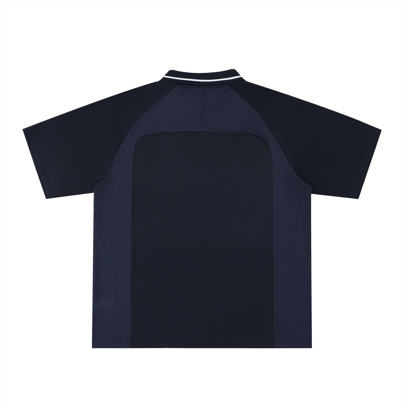 Striped V-Neck Kingsway Jersey - Navy