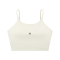 Spaghetti Strap Kingsway Sports Bra - White