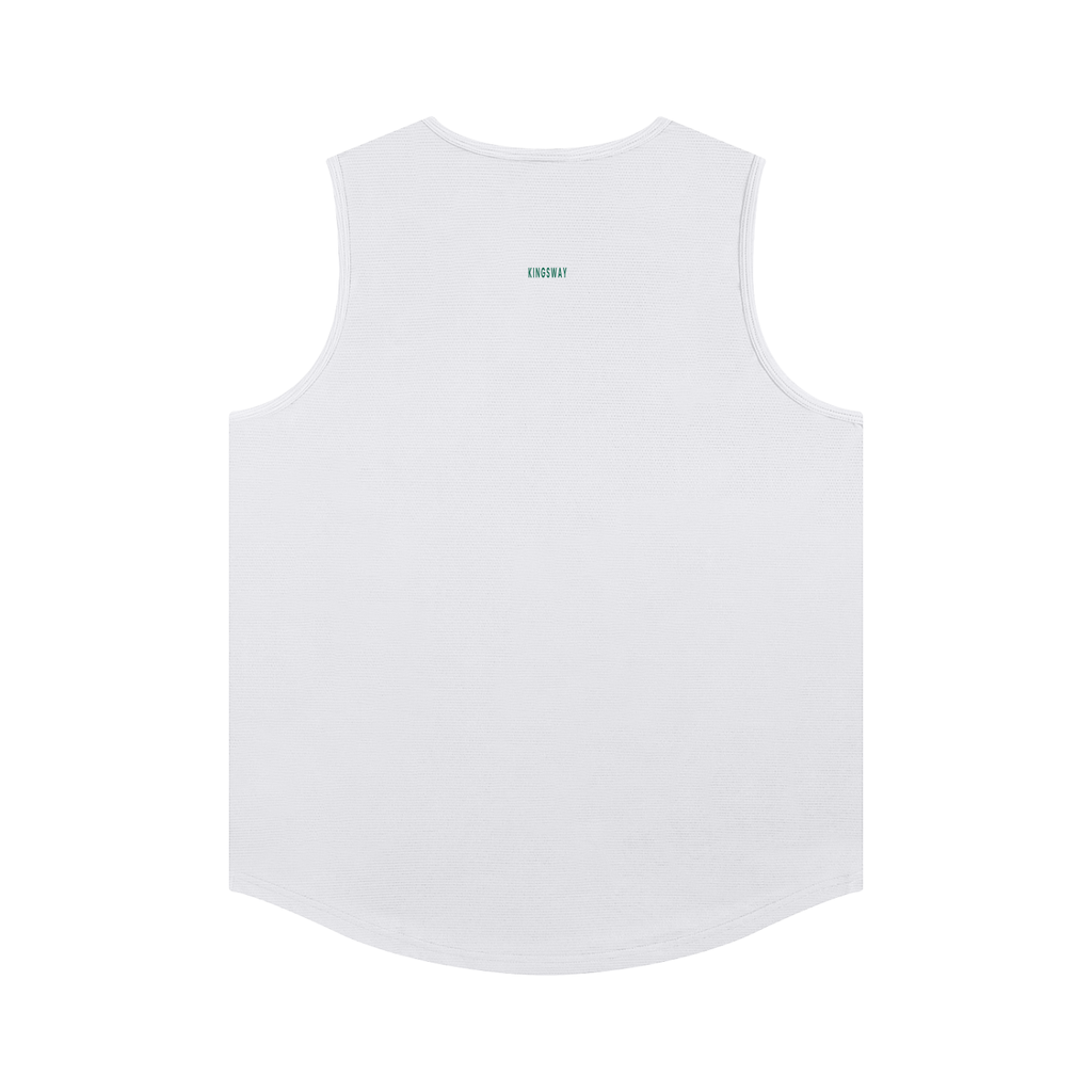 Kingsway Sleeveless Lightweight Performance Jersey - White