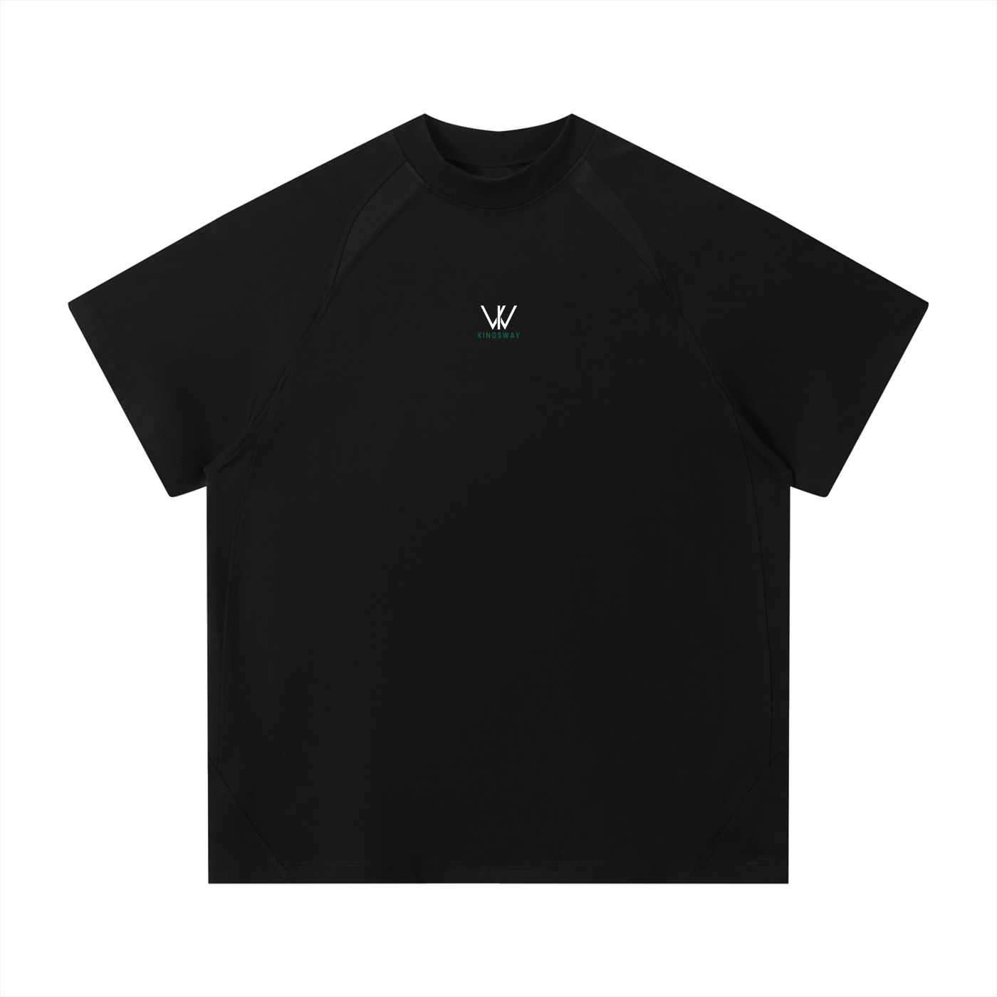 Contrast Kingsway Performance Tee - Black