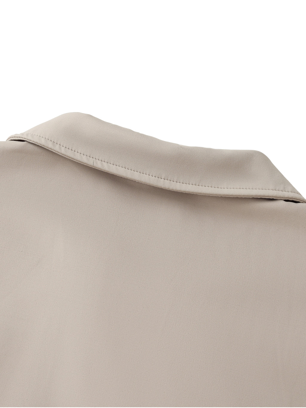 Kingsway V-Neck Lapel Crop Top