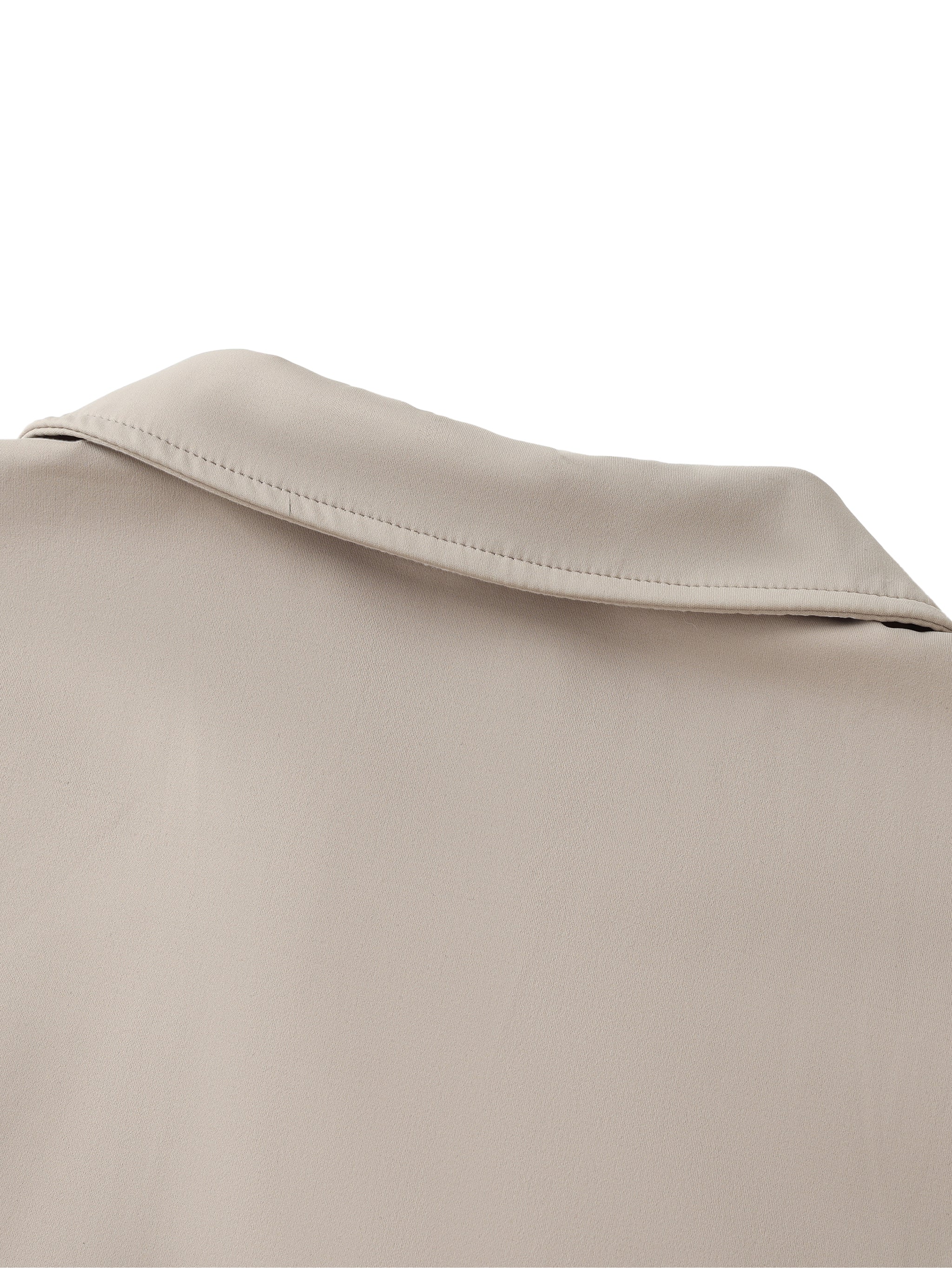 Kingsway V-Neck Lapel Crop Top