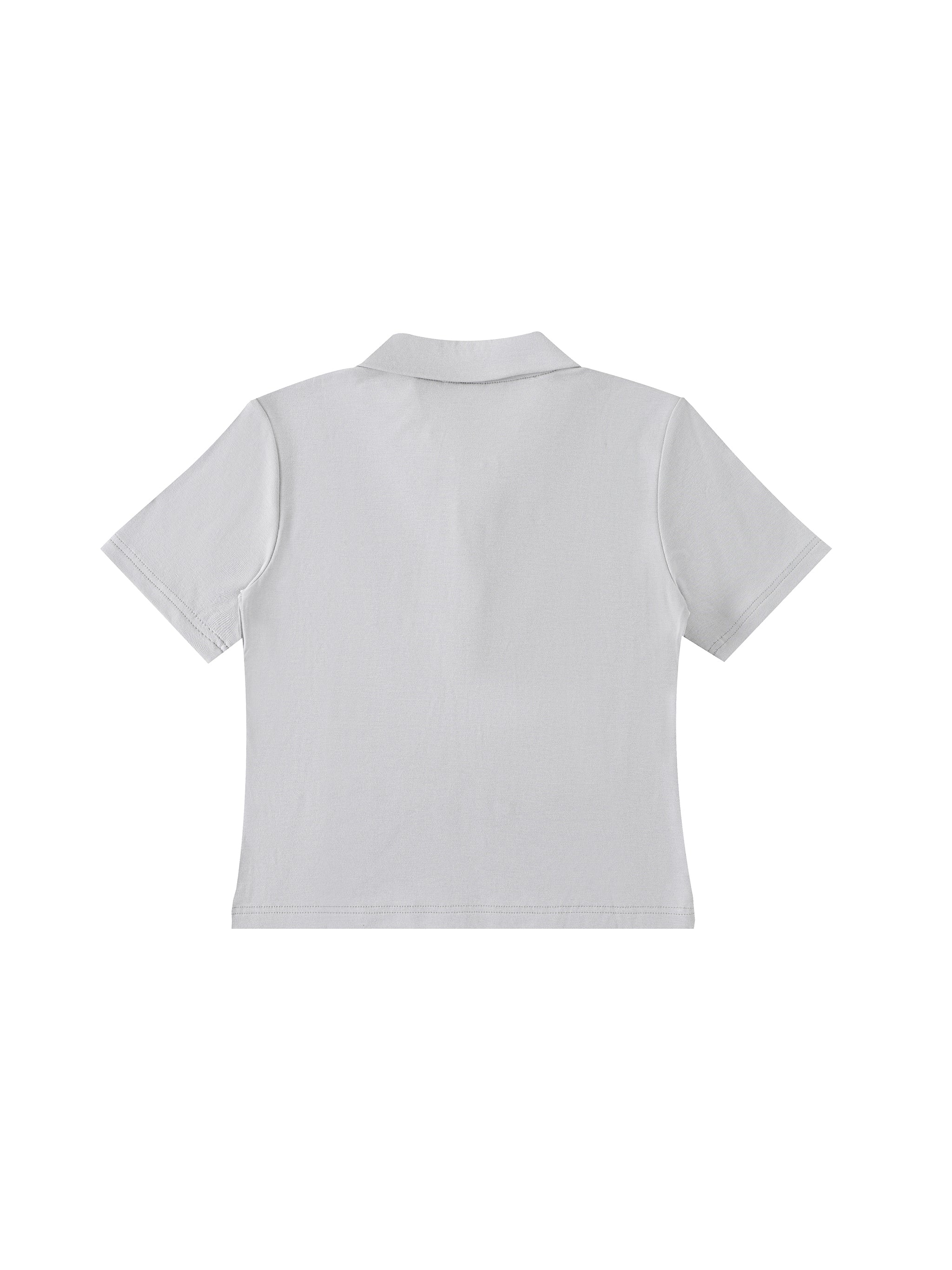 Bodycon Kingsway Short Sleeve Polo Shirt - White